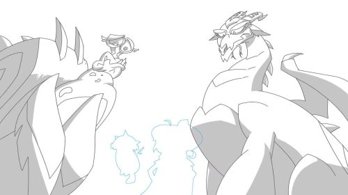 Bloop and Goldie Special Pose