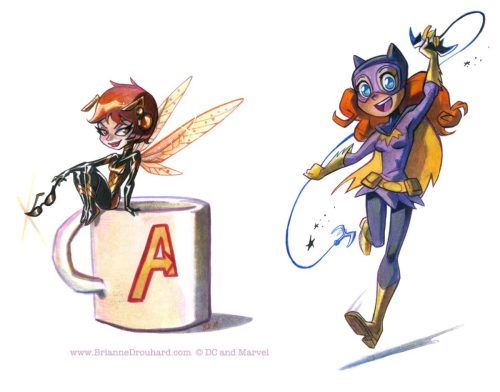 Wasp and Batgirl